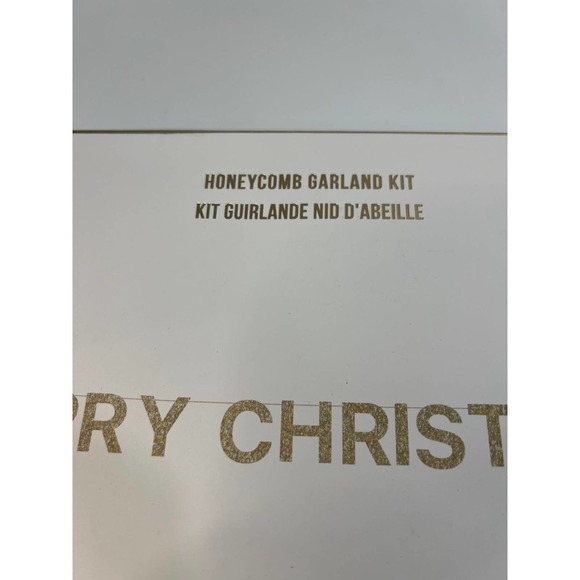 Meri Meri‎ Christmas Garland 7’ Honeycomb - Picture 2 of 6